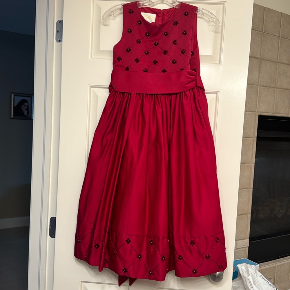 Cinderella Elegant Party Dress Holiday Red Size 12